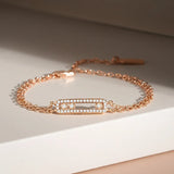 Chains Bracelet In  18K Gold Plated
