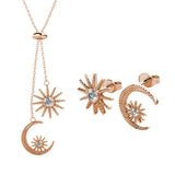 Swarovski Necklace&Earrings Set