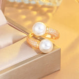 Adjustable Pearl Ring