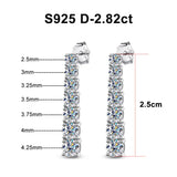 Moissanite Pandent Earrings