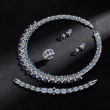 Bridal Necklace Earring Bracelet Ring Jewelry Sets