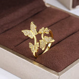 Butterfly Ring In Sterling Silver