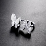 Butterfly Ring In 18k gold plated