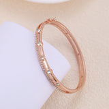 Swarovski Bangle In 18K  gold plated 