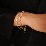 Chains Bracelet In 18k Gold Plated