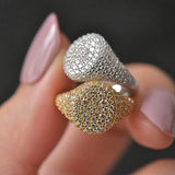 C Ring In Sterling Silver