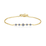Moissanite Bracelet In Sterling Silver