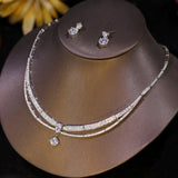 Bridal Necklace And Earrings Set