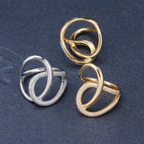 Cubic Zirconia Line Ring