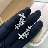 Butterfly Earrings In Sterling Silver