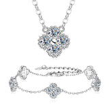 Moissanite Sets In 18k Gold Plated