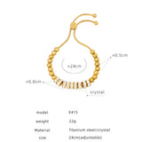 Long Pendant Necklace&Bracelet  In Gold Plated