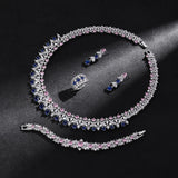 Bridal Necklace Earring Bracelet Ring Jewelry Sets