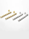 Long Chain Stud Earring