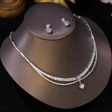 Bridal Necklace And Earrings Set