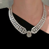 Bridal C  Necklace And Earrings Set