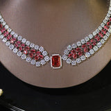 Bridal C  Necklace And Earrings Set