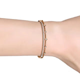 Swarovski Bangle In 18K  gold plated 