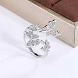 Butterfly Ring In Sterling Silver
