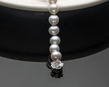 Freshwater Pearl  Bracelet In Sterling Silver