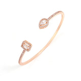 Cubic Zirconia Cuff Bracelets