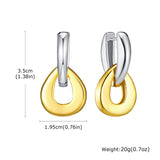 Hoop Earrings In 18k Gold Plated