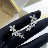 Butterfly Earrings In Sterling Silver