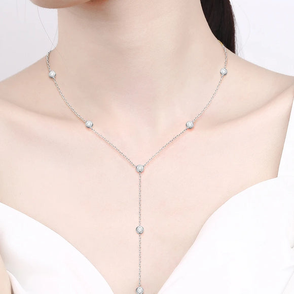 Moissanite Pendant Necklace