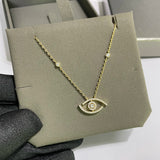 Lucky Eye Necklace In Sterling Silver