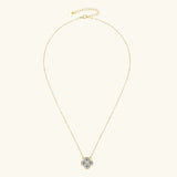 Moissanite Necklace In Sterling Silver