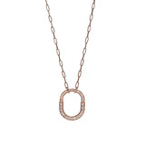 Moissanite necklace In sterling silver