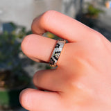 Cubic Zirconia Ring In 18k gold plating