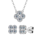 Moissanite Sets In 18k Gold Plated