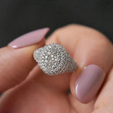 C Ring In Sterling Silver