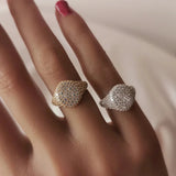 C Ring In Sterling Silver