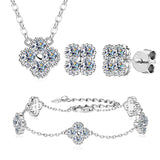 Moissanite Sets In 18k Gold Plated