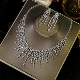 Leaf  Necklace & Earnings Set