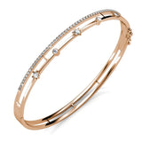 Swarovski Bangle In 18K  gold plated 