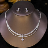 Bridal Necklace And Earrings Set