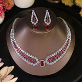 Bridal C  Necklace And Earrings Set