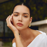 Hoop Earrings In 18k Gold Plated