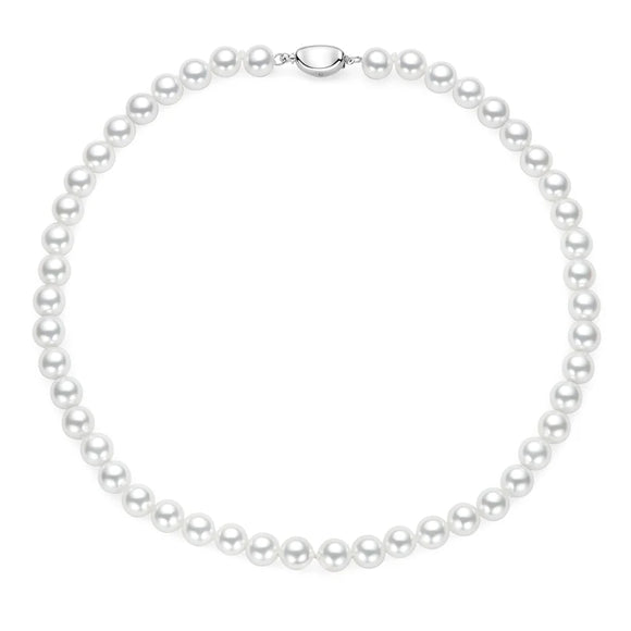 Fresh Water Pearl Necklaces In Sterling Silver