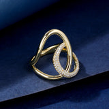Cubic Zirconia Line Ring