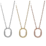 Moissanite necklace In sterling silver