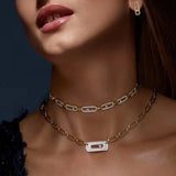 Link Chain Choker Necklace 1