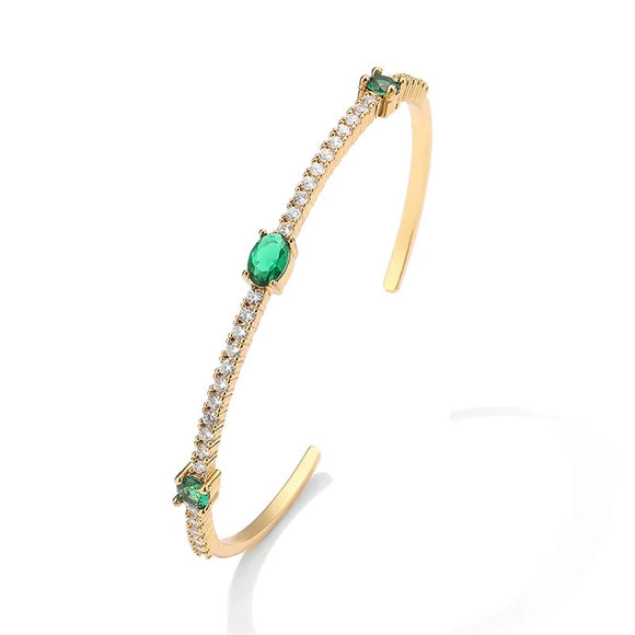 Cubic Zirconia Bangle Bracelet
