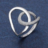 Cubic Zirconia Line Ring
