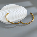 N Bracelet In Gold Plated