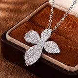 Flower Necklace Earring  Set