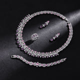 Bridal Necklace Earring Bracelet Ring Jewelry Sets